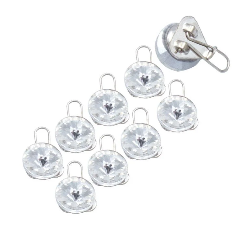 A&A Haarclips Strass 8st