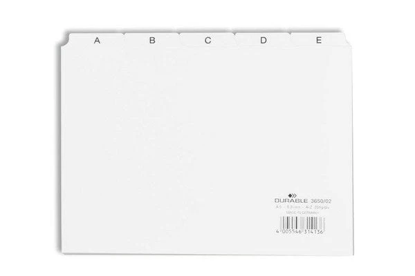 Abc Tabbladen Voor Kaartenbak