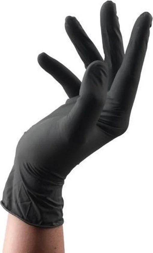 Handschoenen Black Latex 100st