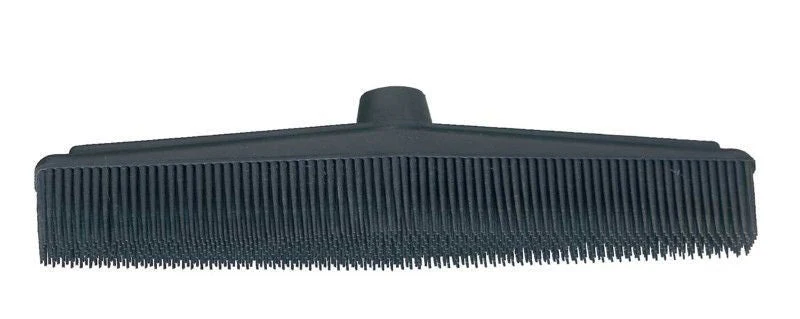 Comair Rubber Vloerbezem Zwart
