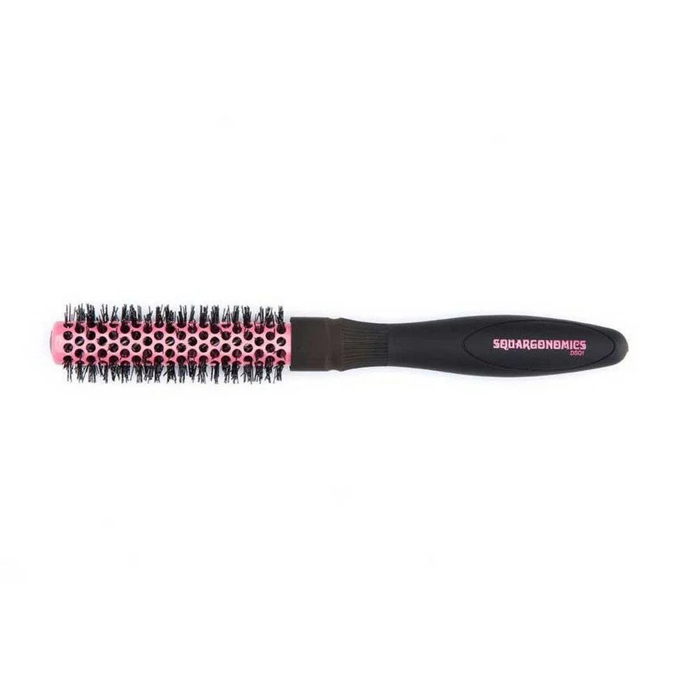 Denman Squargonomics M = 25mm Zwart/Pink