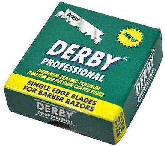 Derby Platinum Razor Blades Green 100 stuks