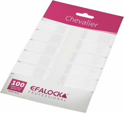 Efalock Chevalier schuifjes Wit 5cm 100st