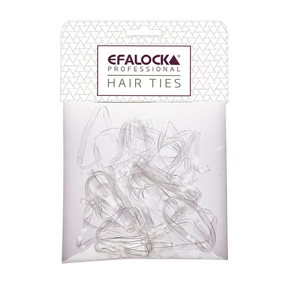 Efalock Hair Ties Silicone Elastiekjes 100st - Image 2