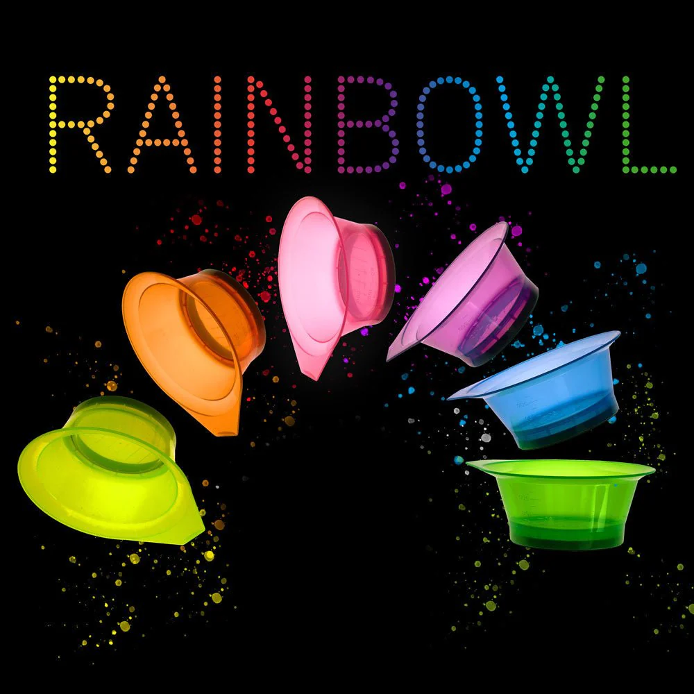 Efalock Rainbowl Verfbakjes Semi-transparant 250ml 6st