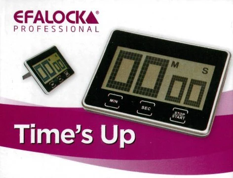 Wekker Efalock "Time's Up"