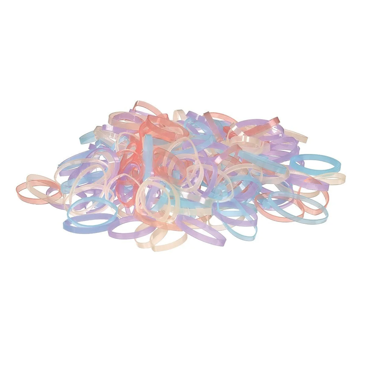 Elastiekjes Pastelkleurig 500st