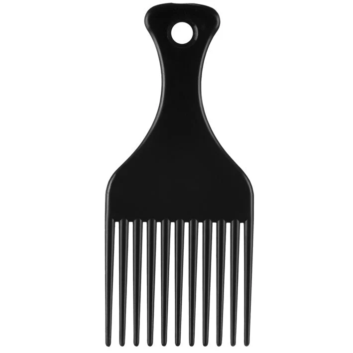 Eurostil Afro Kam Grof Groot Zwart
