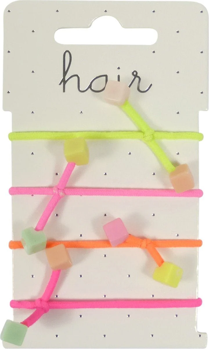 Haarelatiek neon blocks