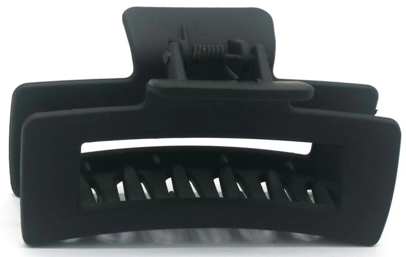 Haarklem open black 8,5cm