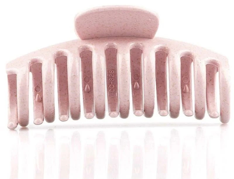 Haarklem ronde tand pink 9cm