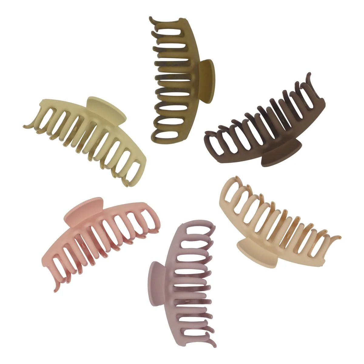 Haarklem Ronde Tanden Mat 11cm