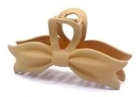 Haarklem strik sand 11,5 cm