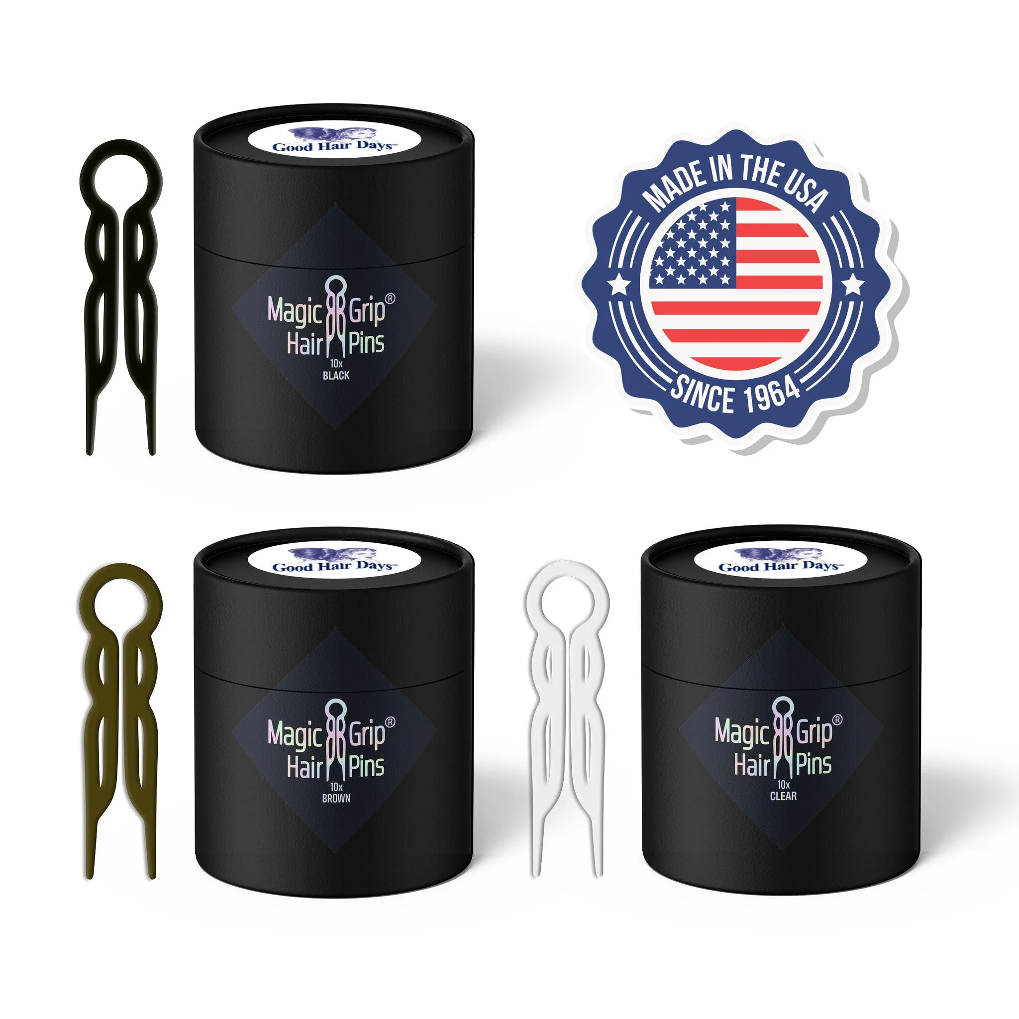 Magic-Grip Hairpins 10st - Image 2