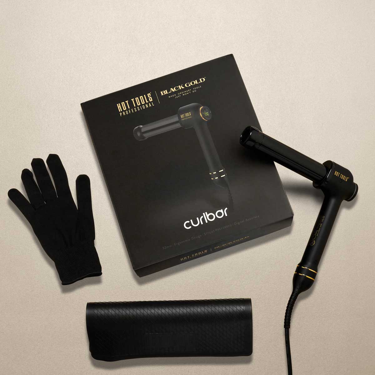 Hot Tools Curl Bar Black Gold - Image 3