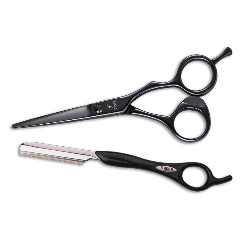 Joewell X-set Black 5.75 + gratis Feather mes