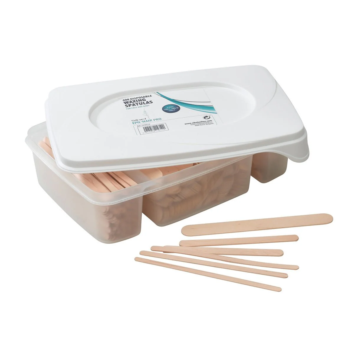 Kit Met Houten Spatels 3 Formaten 400st