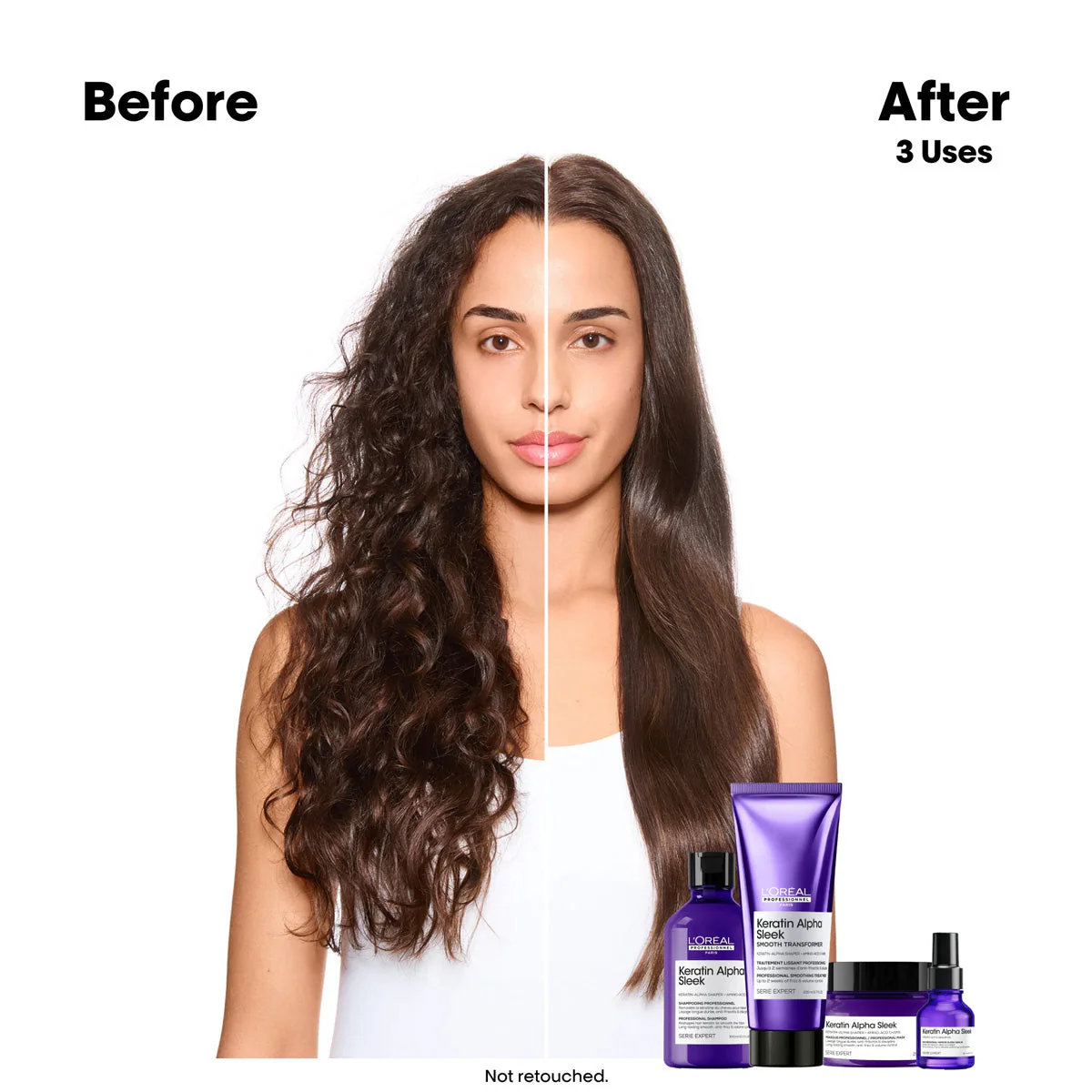 Loreal SE Keratin Alpha Sleek Smooth Transformer 200ml - Image 4