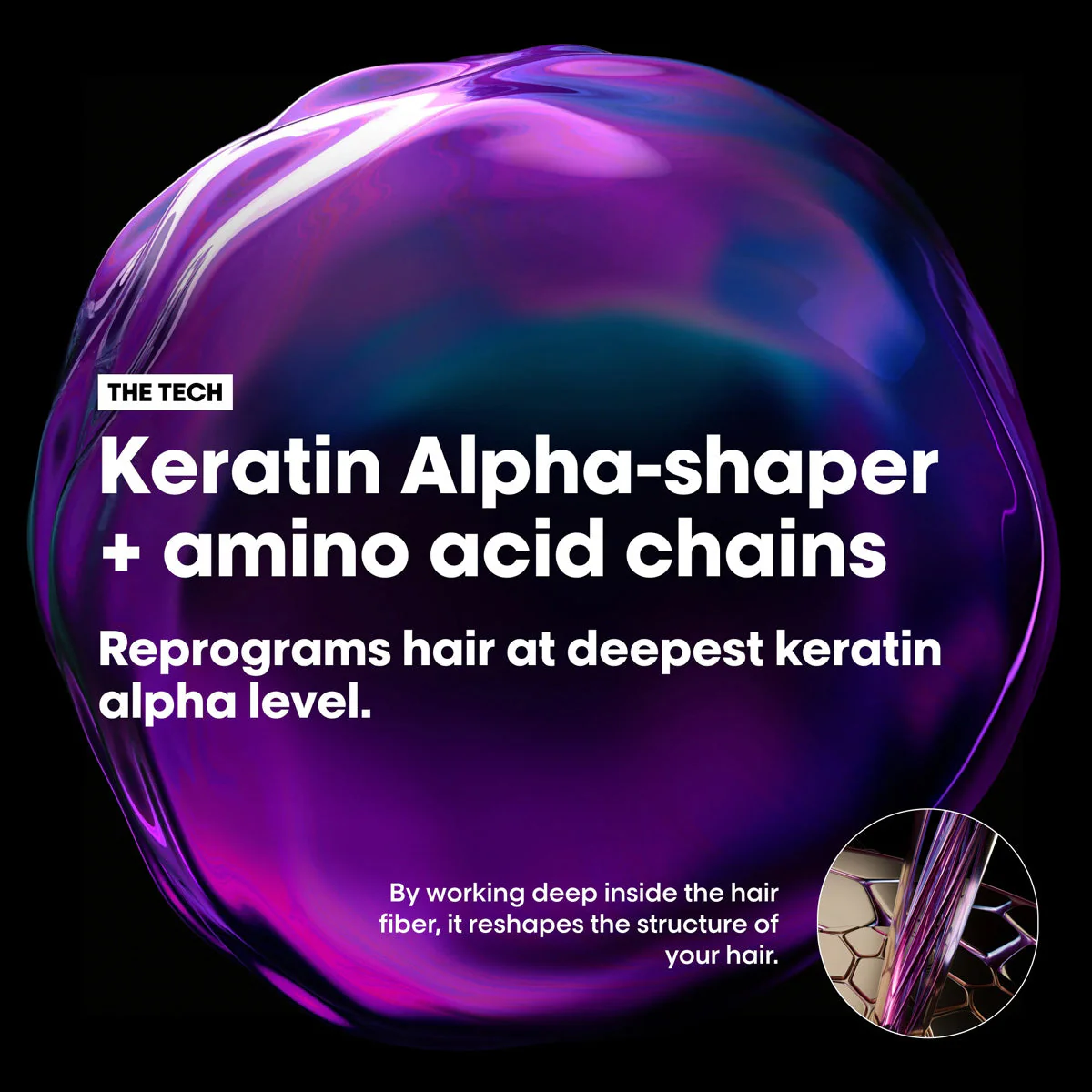 Loreal SE Keratin Alpha Sleek Serum 50ml - Image 5