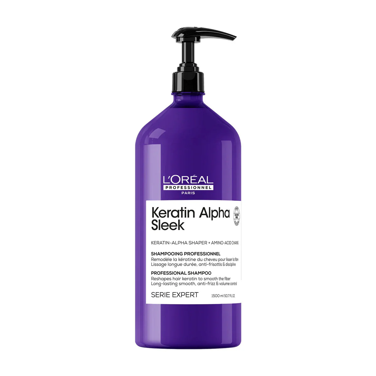 Loreal SE Keratin Alpha Sleek Shampoo - Image 3