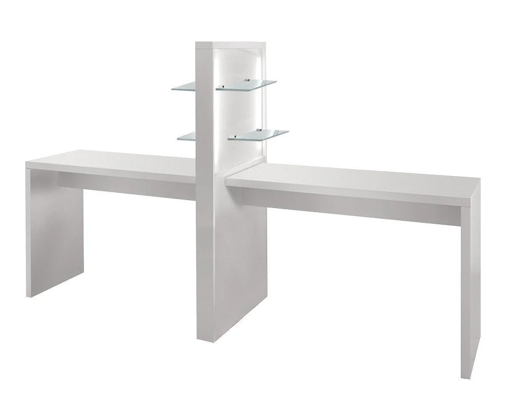 MB Allure White Ash Manicure Table - Image 4