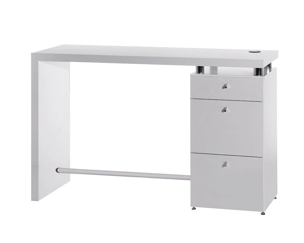 MB Logic White Ash Manicure Table - Image 2