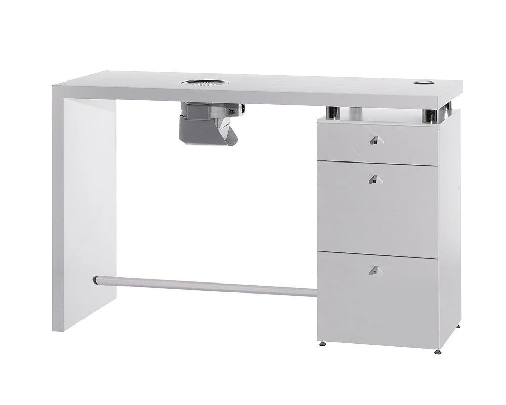 MB Logic White Ash Manicure Table - Image 3