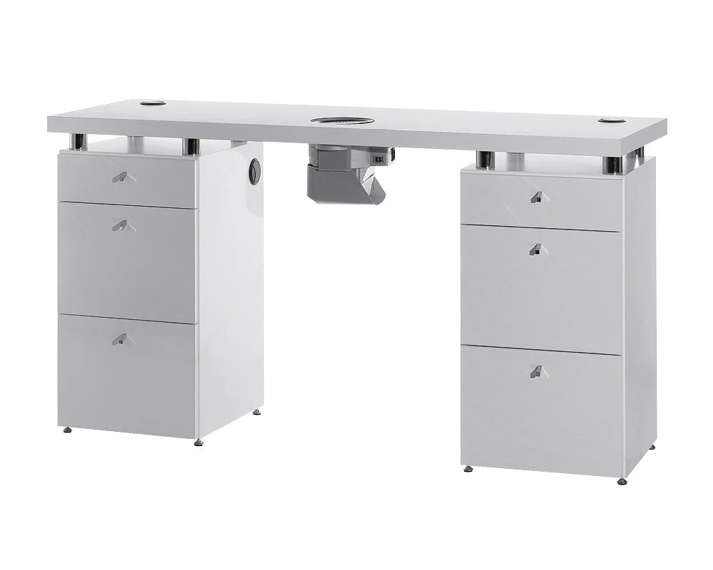 MB Logic White Ash Manicure Table - Image 5