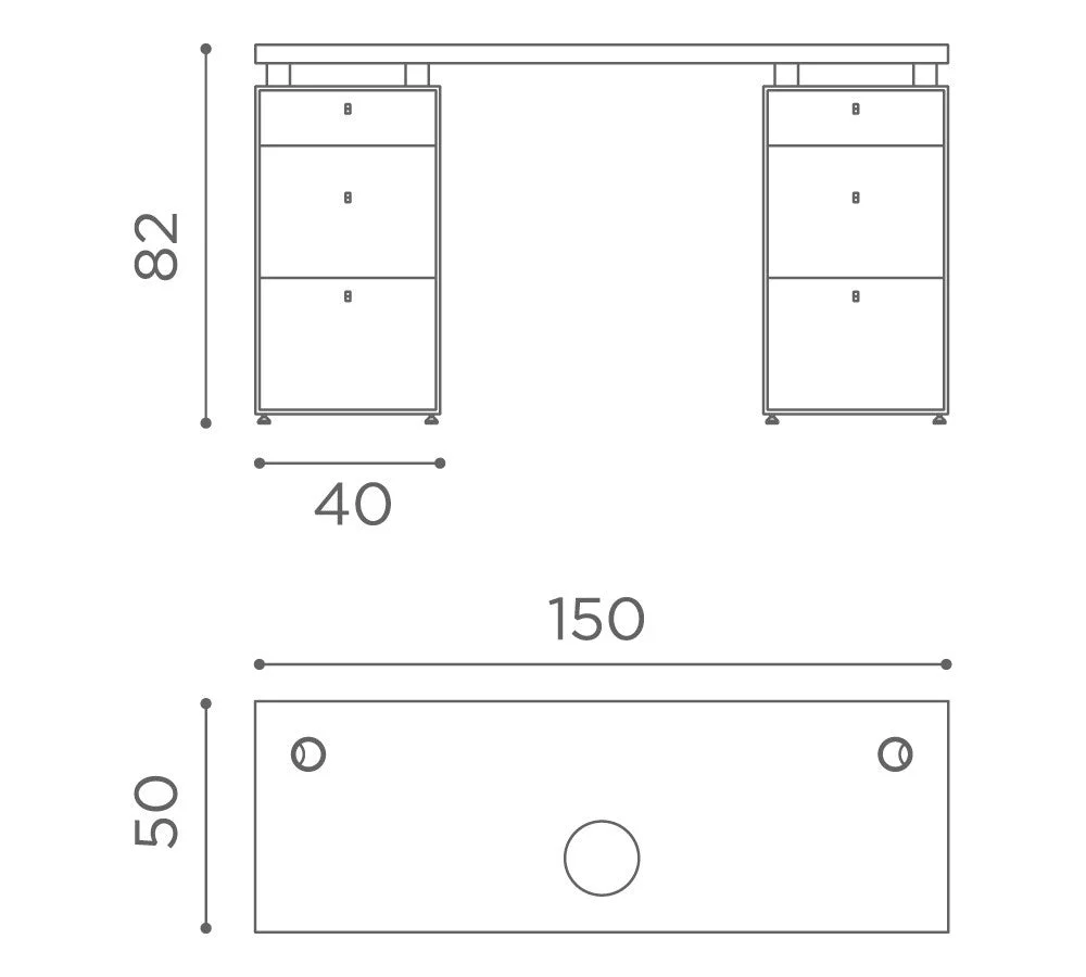 MB Logic White Ash Manicure Table - Image 9