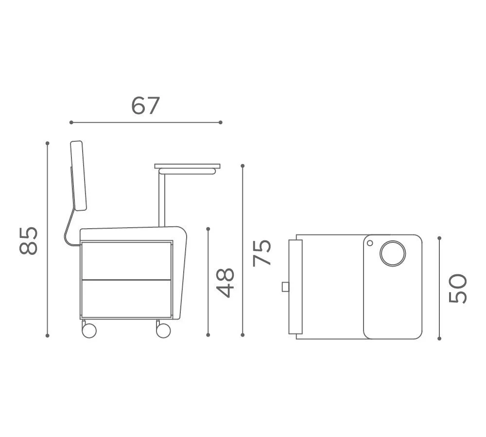 MB Wallie Manicure Trolley - Image 5