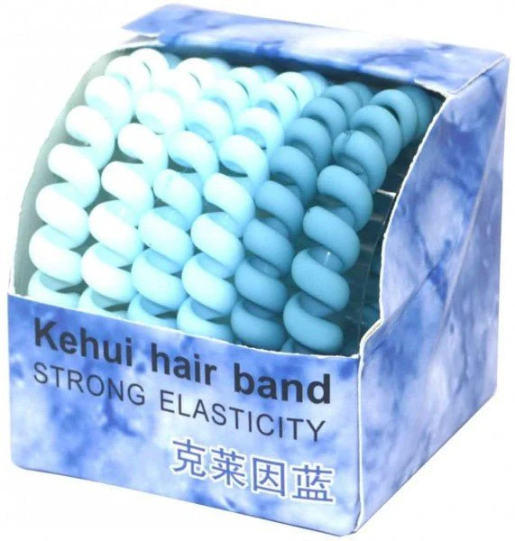 No bobble hair tie blue