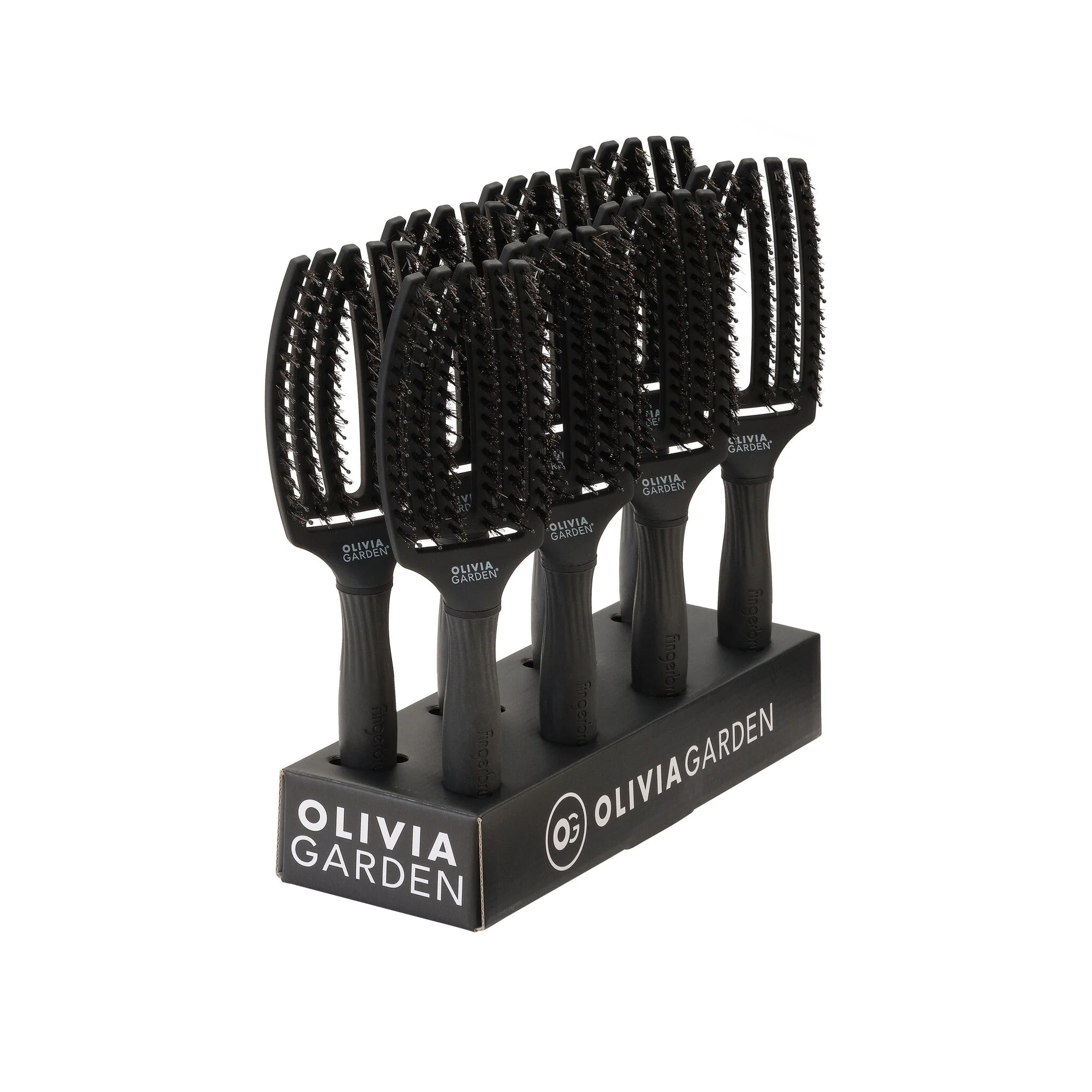 Olivia Garden Fingerbrush Combo Zwart - Image 4