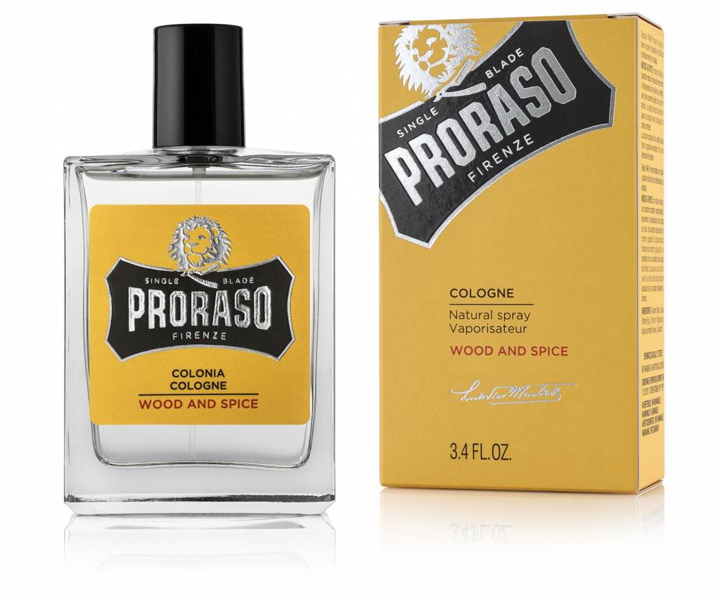 Proraso Eau de Cologne Wood & Spice 100ml