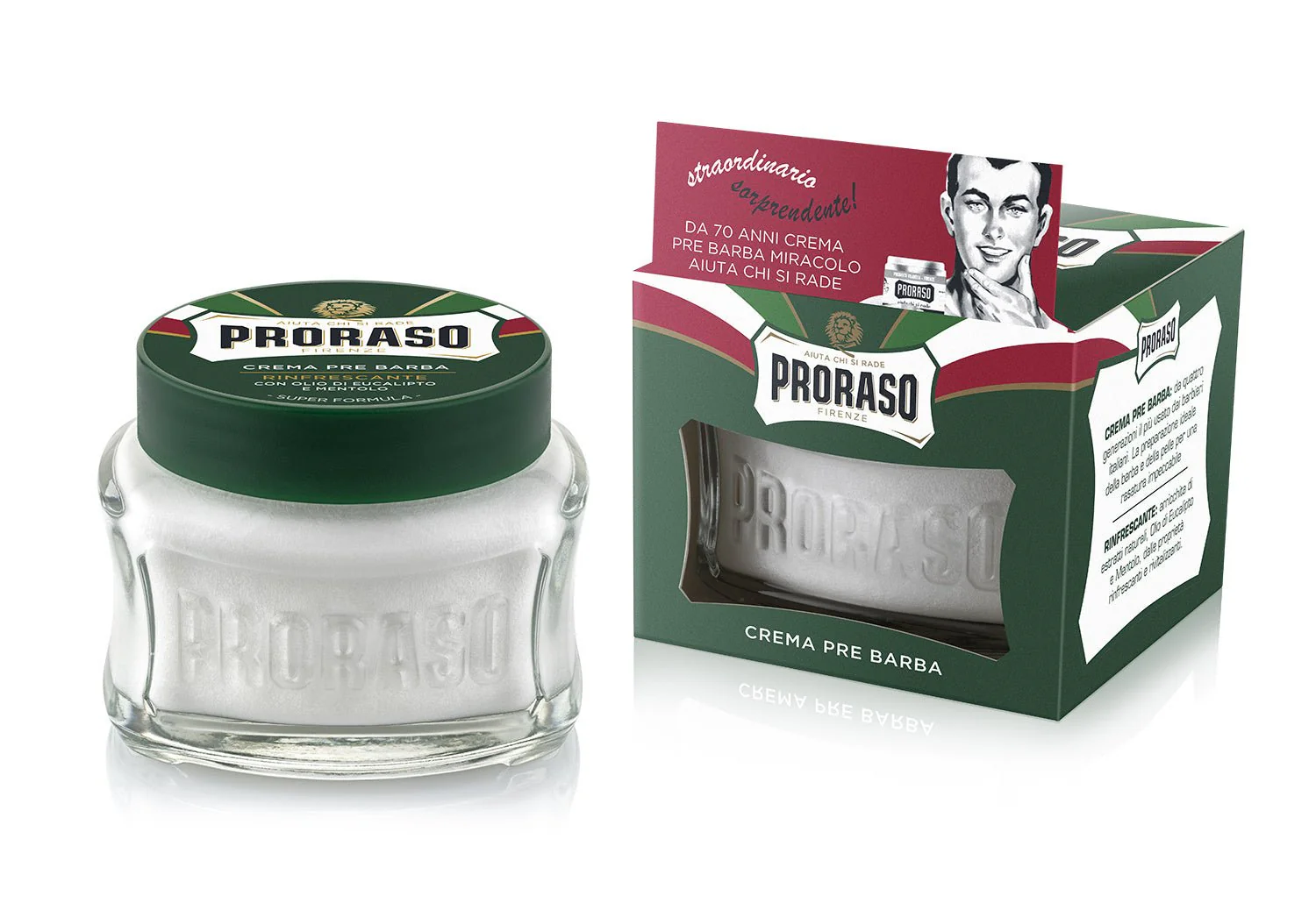 Proraso Groen Pre-Shave Creme 100ml