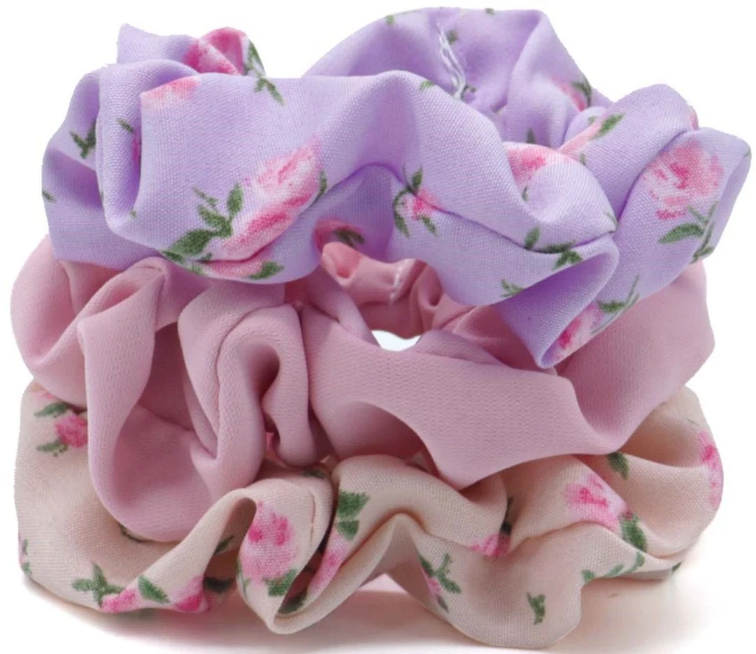 Scrunchie set 3st lila
