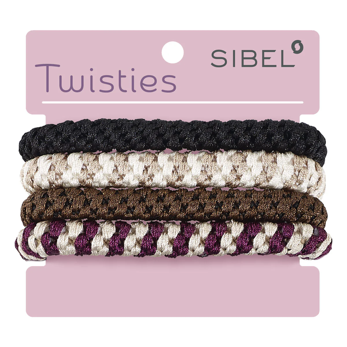Sibel Twisties Haarelastiekjes 4st - Image 4