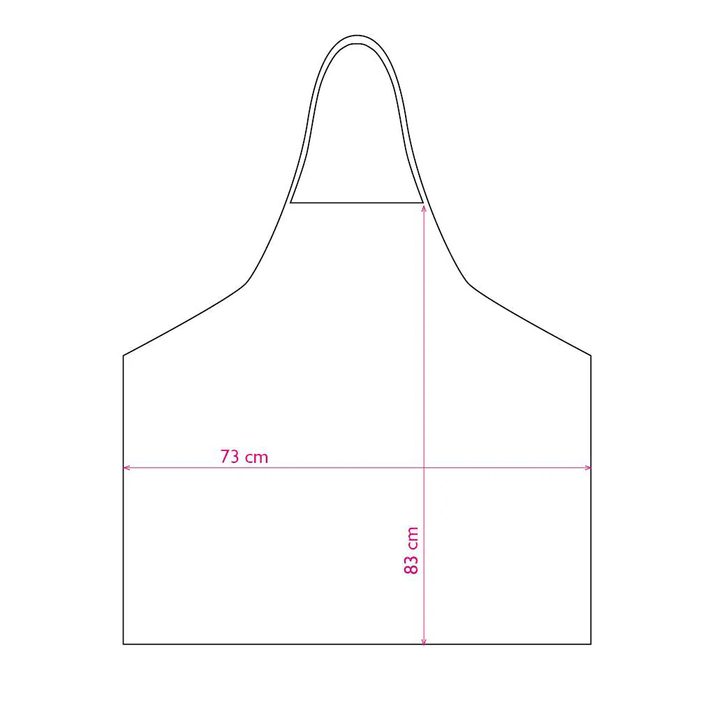 Trend Design Verfschort BasicApron Zwart - Image 3